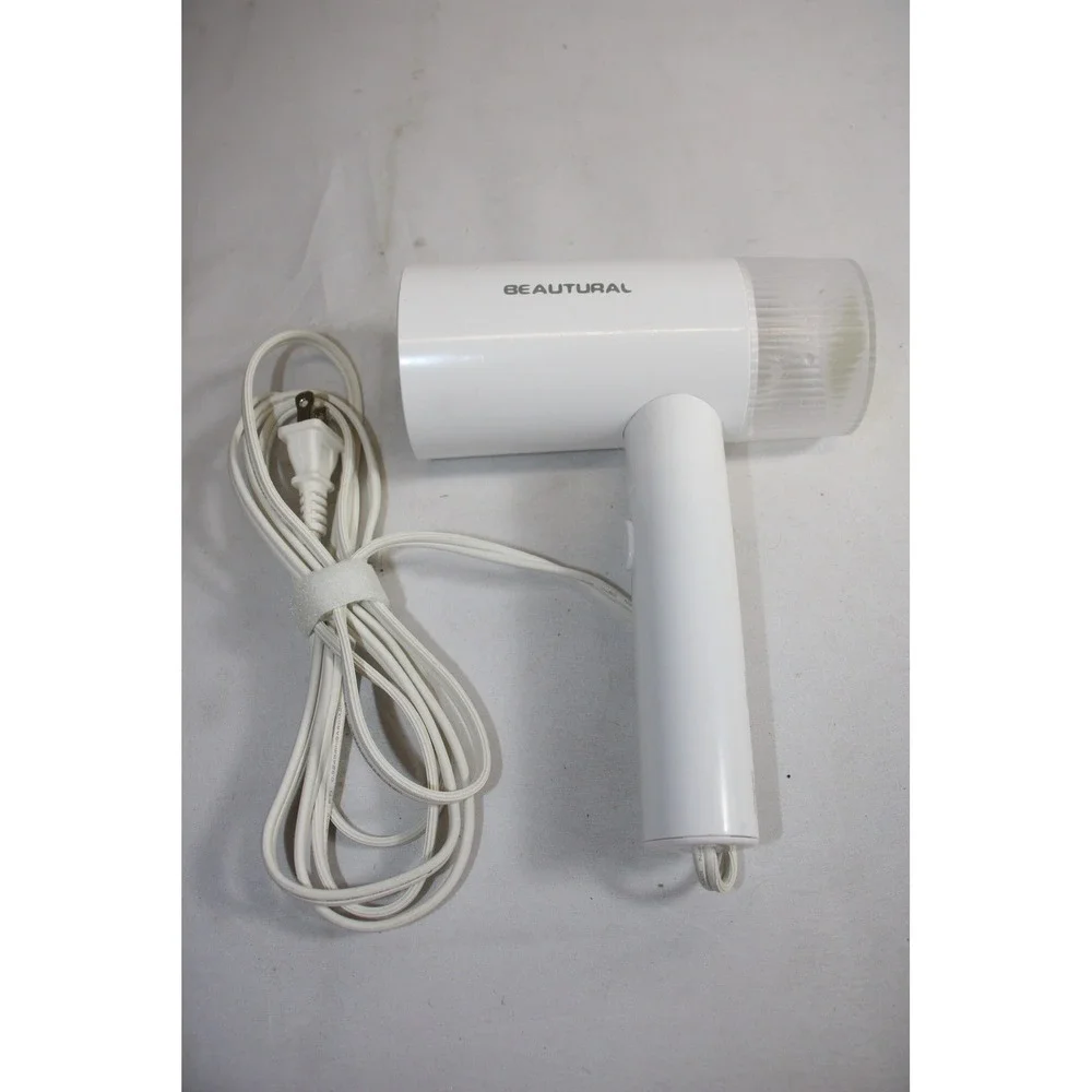 BEAUTURAL White Travel Garment Steamer 1000W Quick Wrinkle Remover Compact